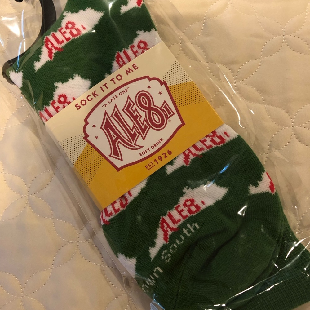 Sock It To Me Socks. Shoe Size 6-12 Ale8One logo